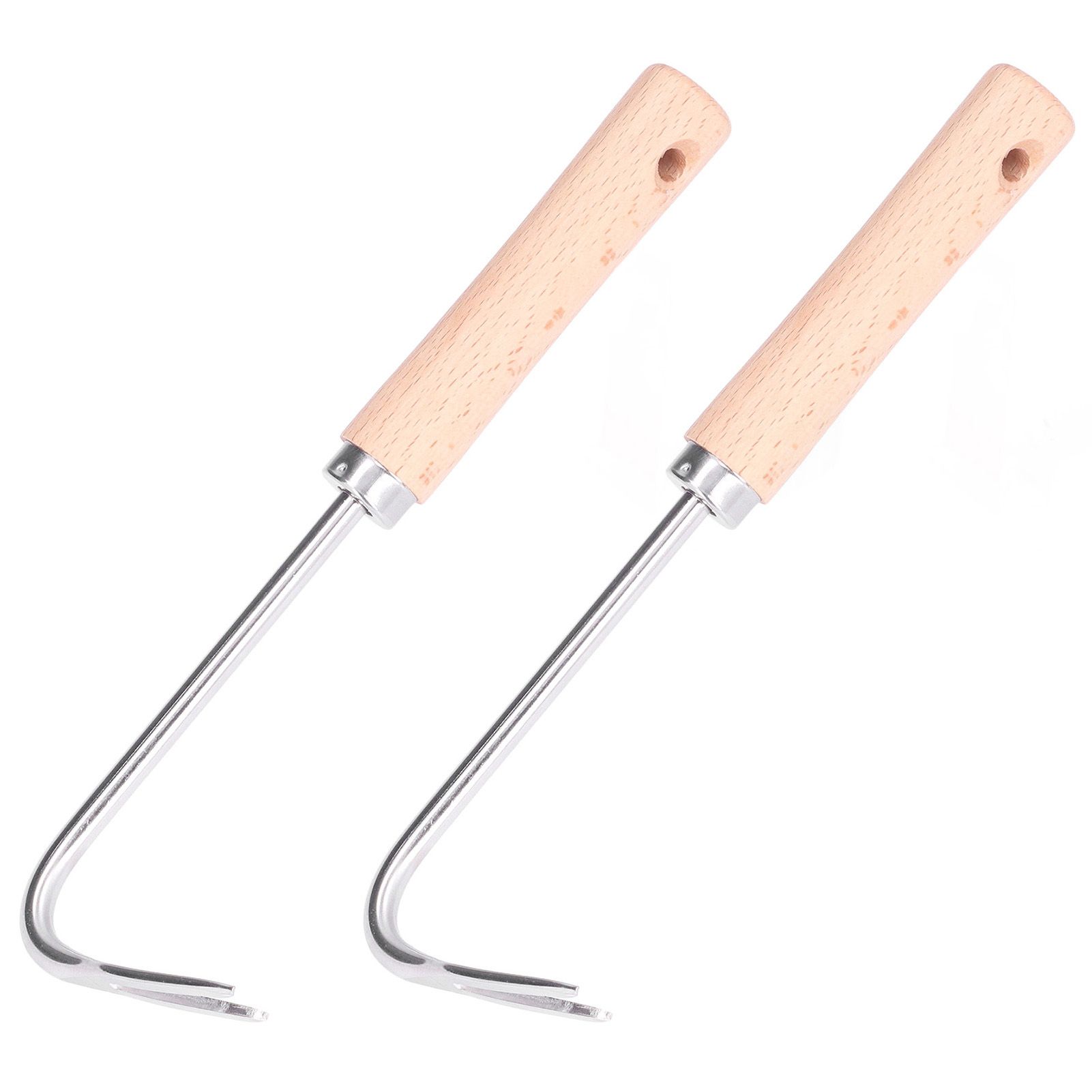 2pcs Garden Weeder Lightweight Efficient Labor Saving Ergonomic Design Small Compact Digging Supplies - Image 8