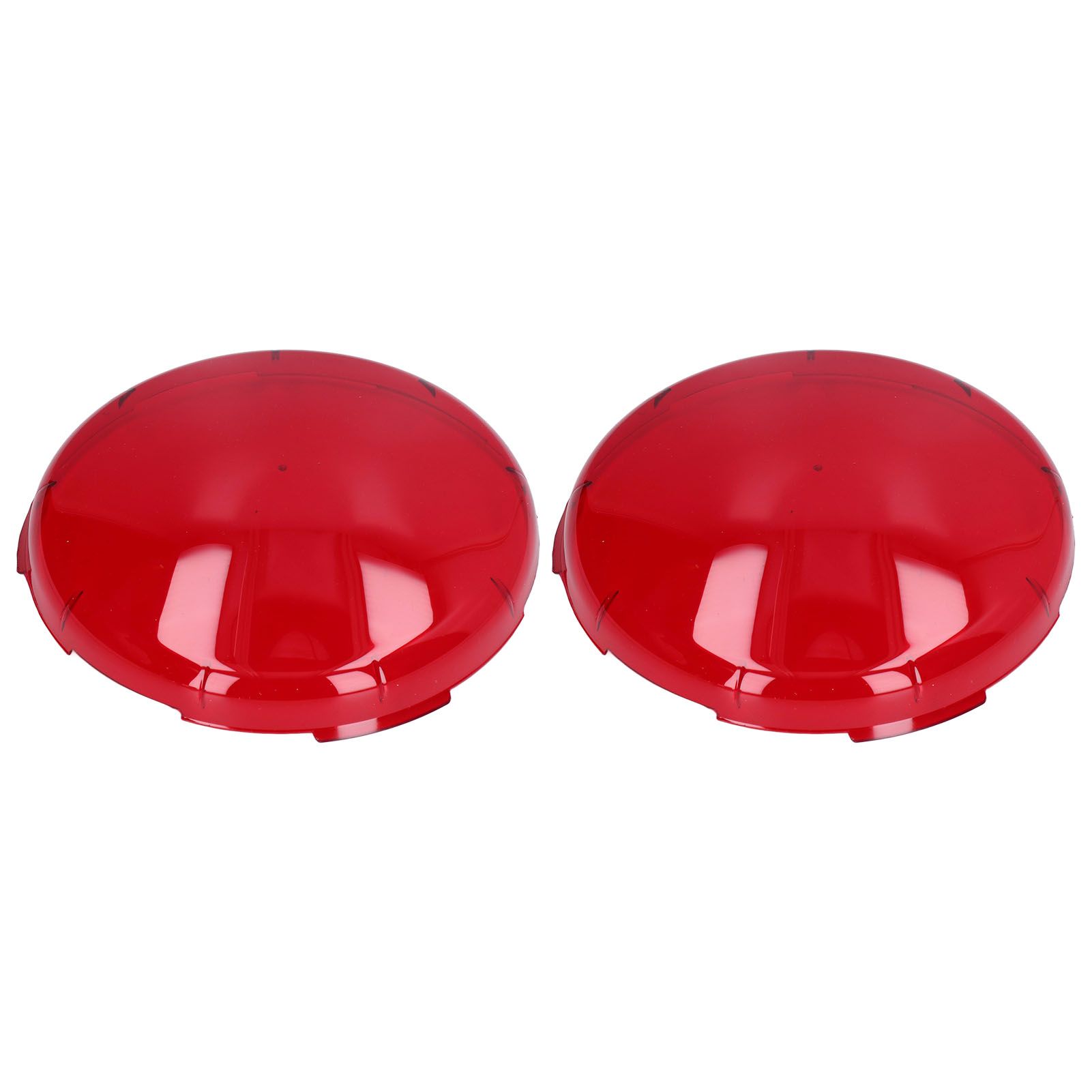 2Pcs Pool Lens Cover Plastic Red Transparent Underwater Light Lens Covers for Spa Lights 19cm - Image 3