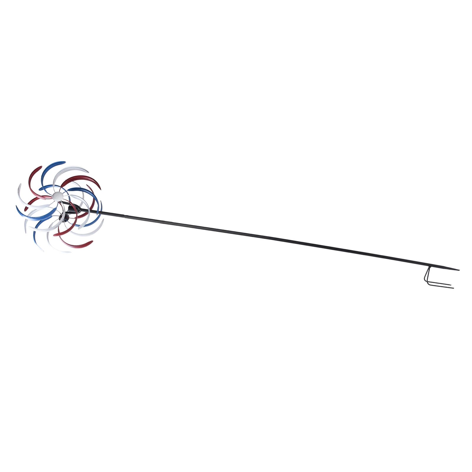Outdoor Metal Wind Spinners LED Light Solar Powered Windmill for Yard Garden Lawns Decoration - Image 8