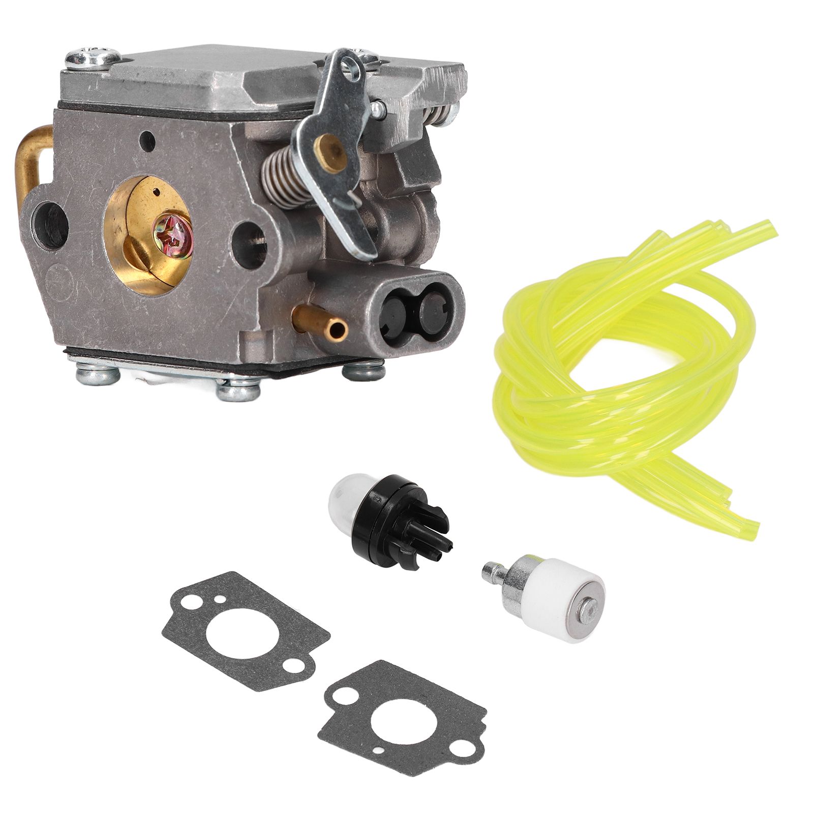 Carburetor Kit Replacement Tool Set with Primer Bulb for Walbro WT‑827 Trimmer Brushcutter - Image 1
