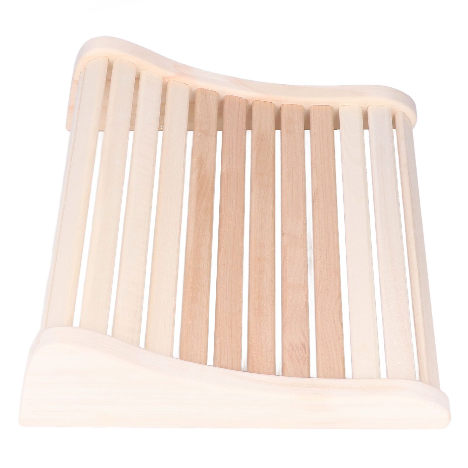 Sauna Pillow Relieving Pain Convenient Practical Relaxing Comfortable Ergonomic Design Wooden Back Bolster - Image 2