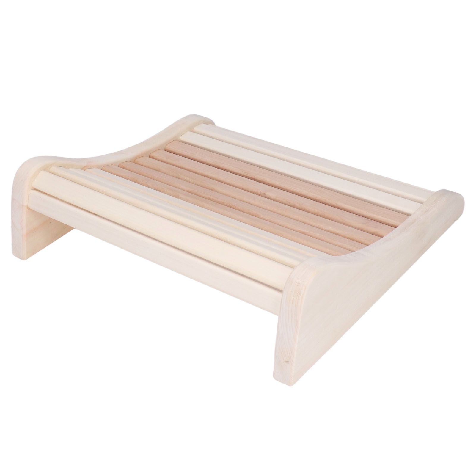 Sauna Pillow Relieving Pain Convenient Practical Relaxing Comfortable Ergonomic Design Wooden Back Bolster - Image 6