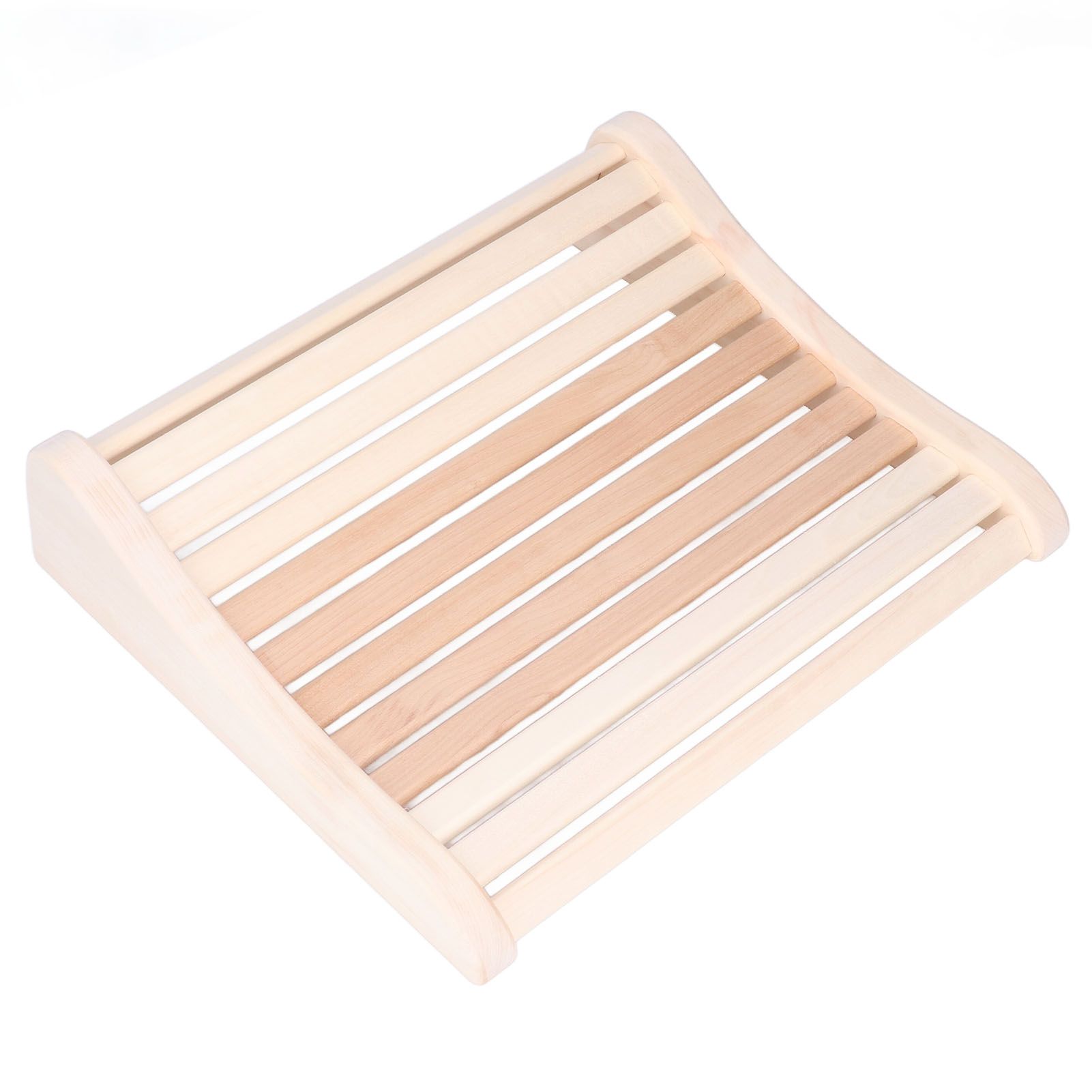 Sauna Pillow Relieving Pain Convenient Practical Relaxing Comfortable Ergonomic Design Wooden Back Bolster - Image 7