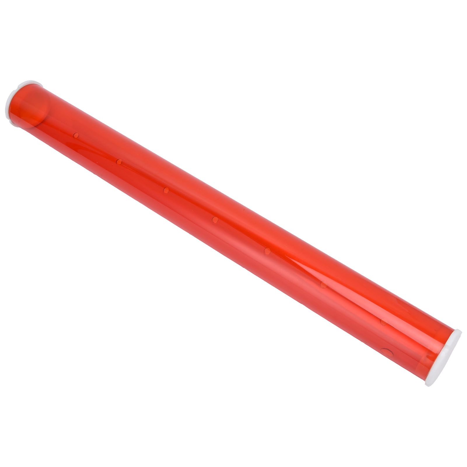 Long Pipe Bird Feeder Red Transparent Outdoor Bird Feeder Tube Wild Bird Feeding Pipe for Garden - Image 4