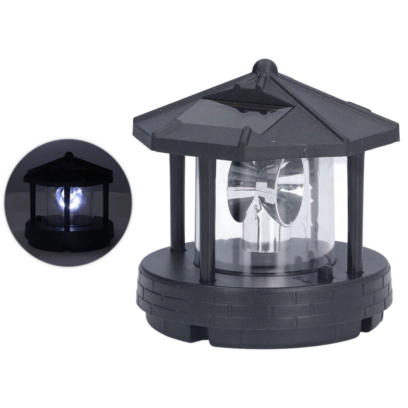 LED Solar Light Unique Tower Design 360 Degree Rotation Energy Saving Easy Installation Outdoor Lamp - Image 1