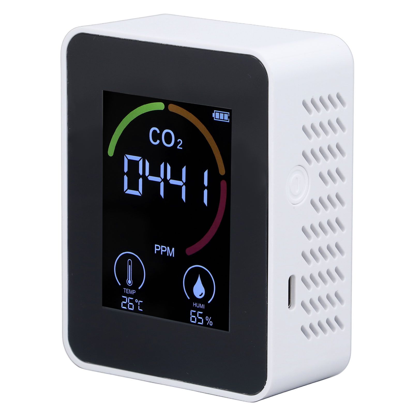 Digital Air Quality Monitor Carbon Dioxide Detector CO2 Tester Temperature Humidity Tester - Image 2
