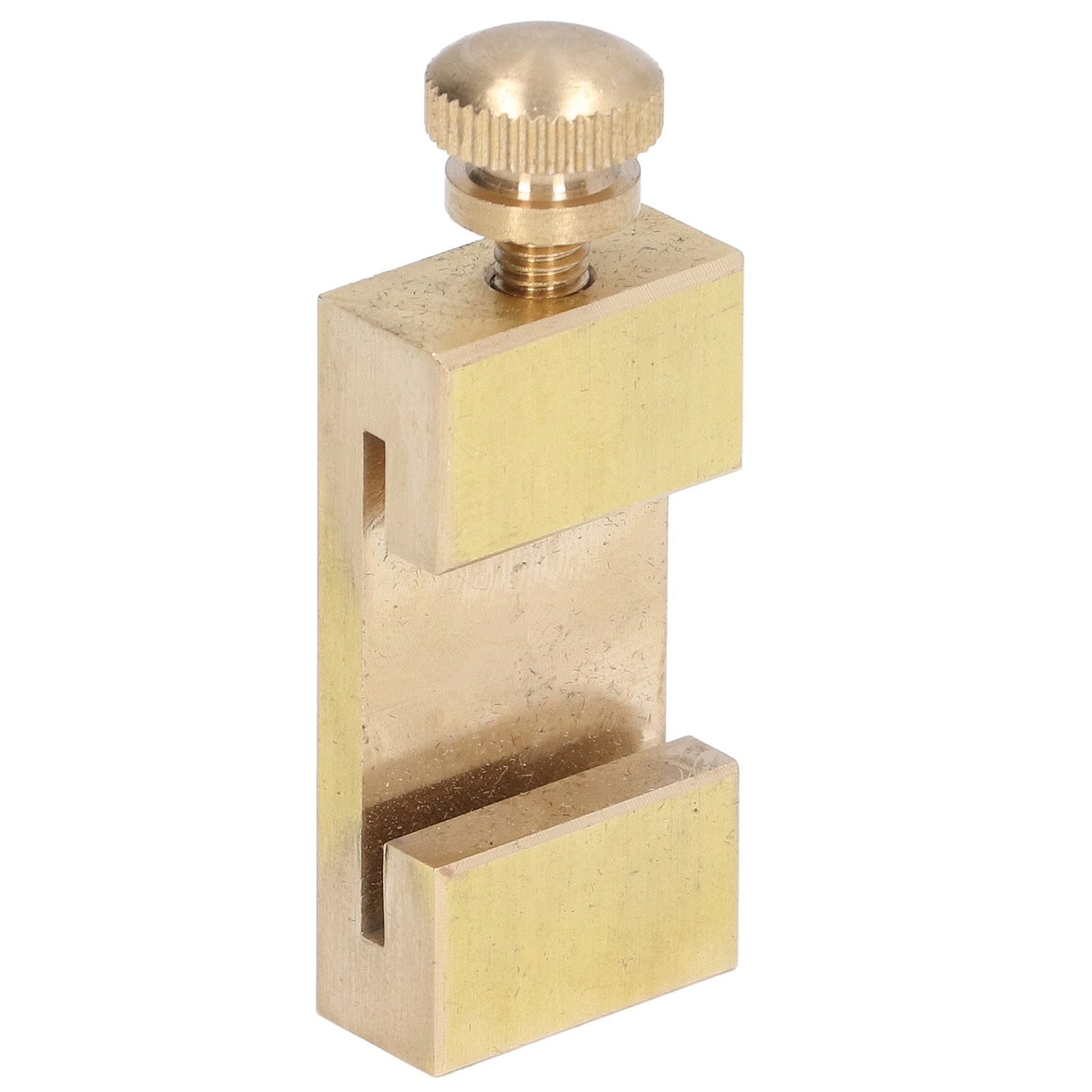 Brass Scribe Steel Ruler Positioning Limit Block Woodworking Angle Line Scriber Locator - Image 2