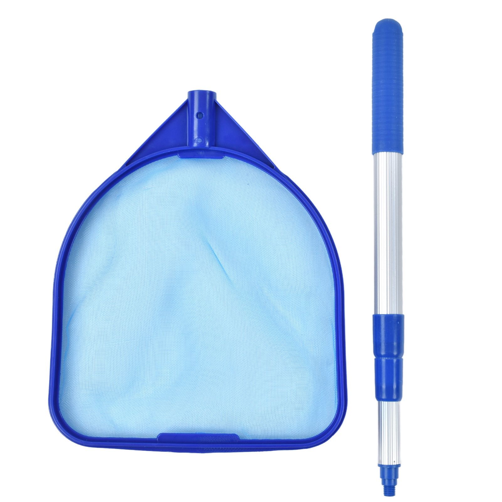 Pool Skimmer Net Quick Cleaning Three Section Telescopic Rod Pool Cleaning Tools for Hot Tubs Spas Fountains - Image 1