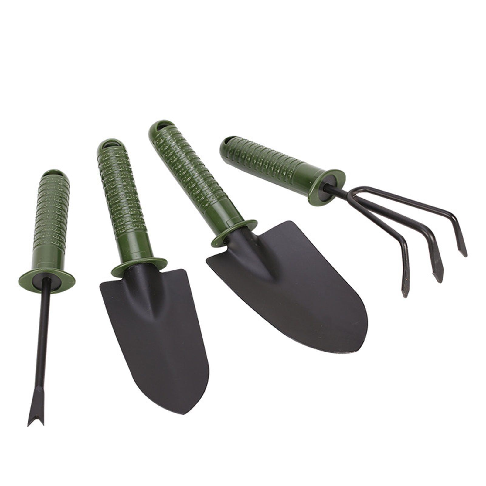 4pcs Garden Shovel Set Home Indoor Gardening Flower Gardening Mini Shovel Set Bonsai Tools Green Four Piece Set - Image 1