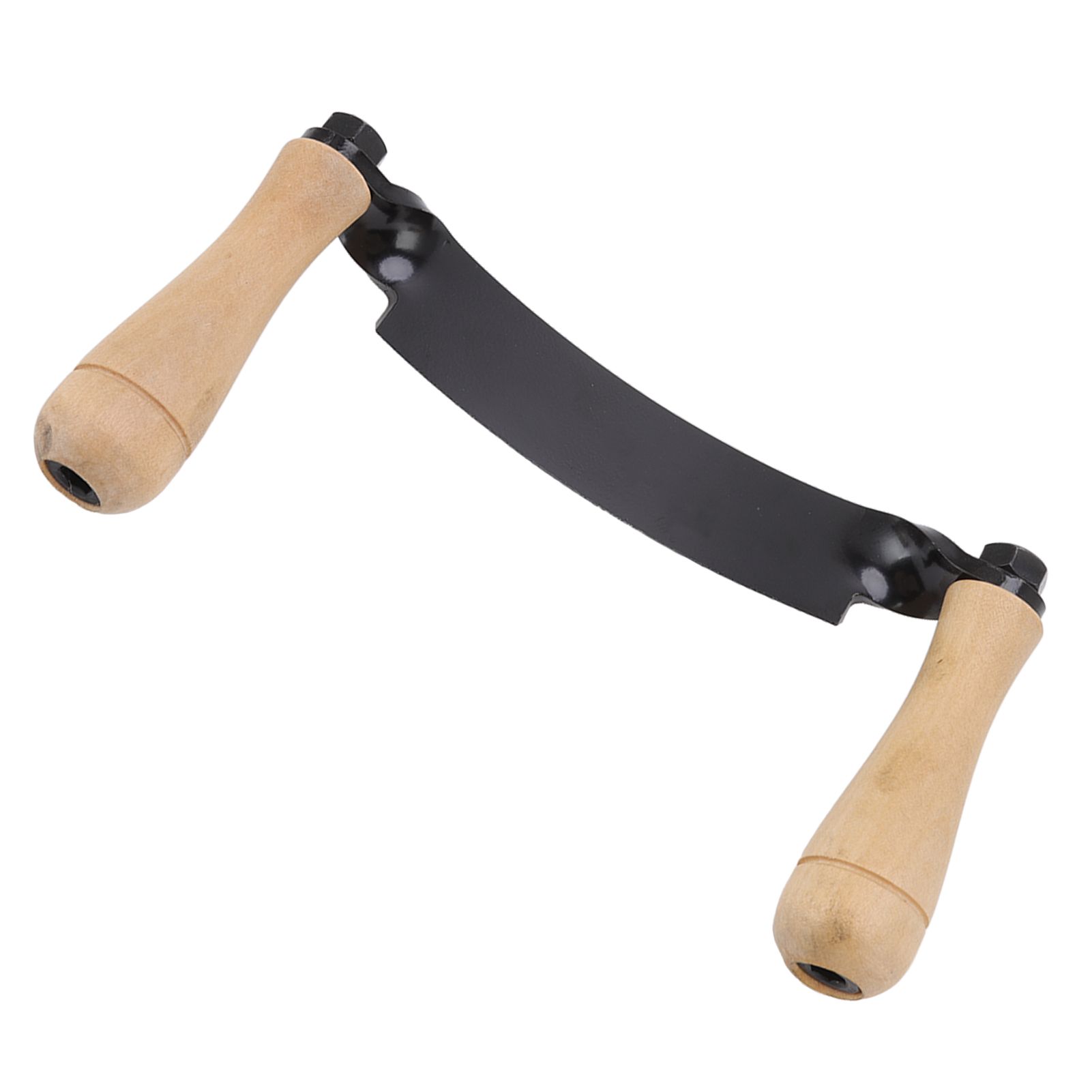 Draw Knife Wooden Handle HRC 30 Durable Tungsten Steel Curved High Sharpness Draw Shave Knife for Log Wood Furniture 8in - Image 4
