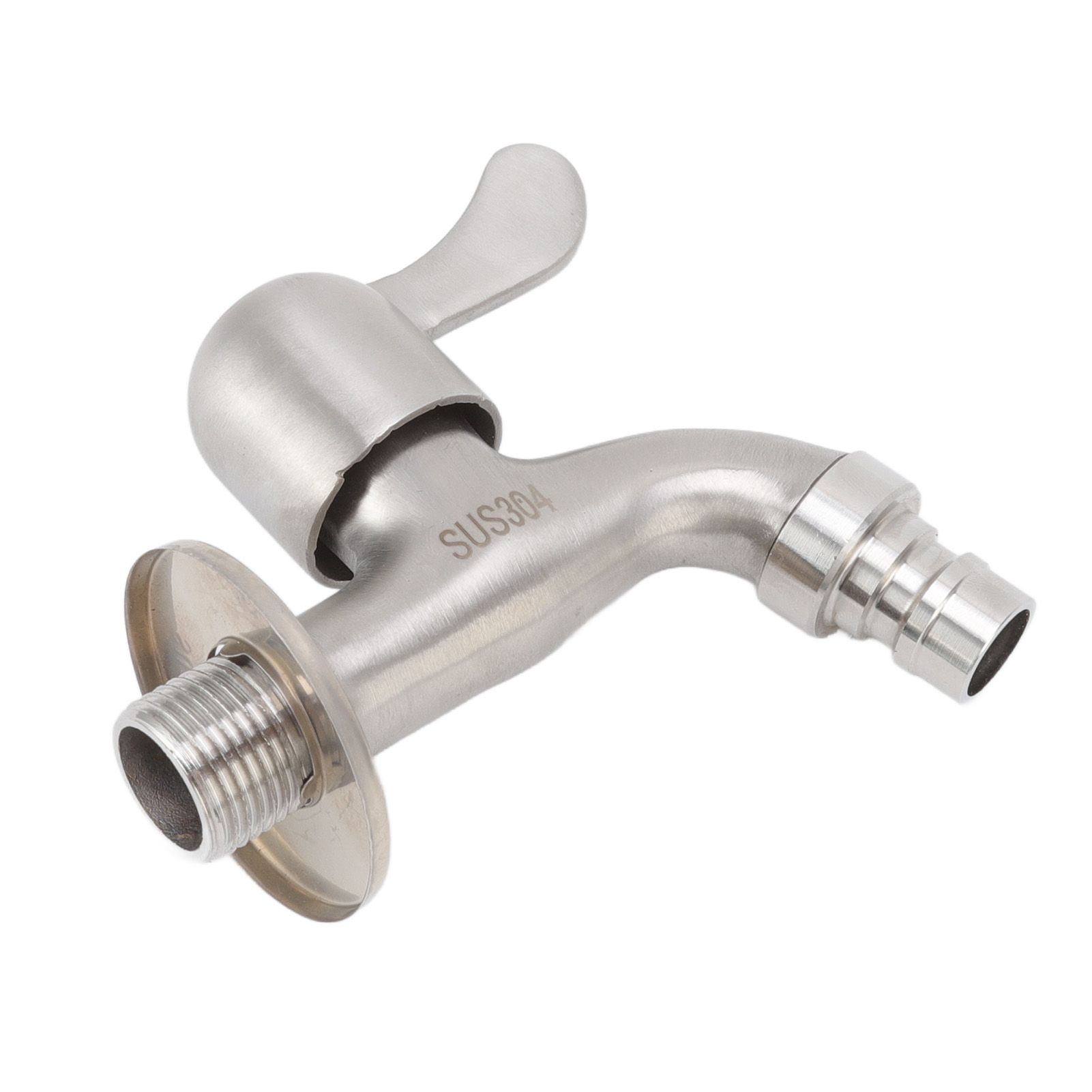 G1/2 Washing Machine Tap Leakage Proof Cold Water Stainless Steel Wall Mounted Faucet for Garden Kitchen - Image 4