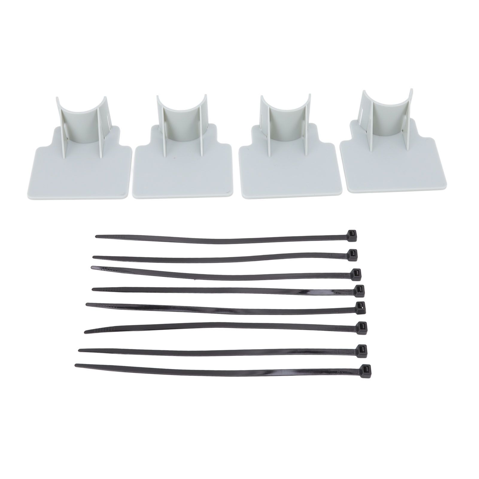 Swimming Pool Pipe Holders Adjustable Design Sturdy ABS Easy Installation Swimming Pool Hose Support Brackets Gray - Image 1