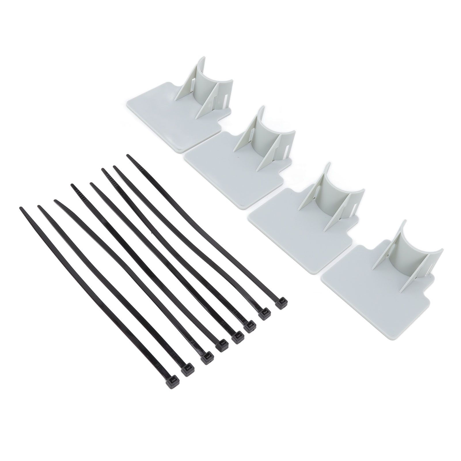 Swimming Pool Pipe Holders Adjustable Design Sturdy ABS Easy Installation Swimming Pool Hose Support Brackets Gray - Image 2