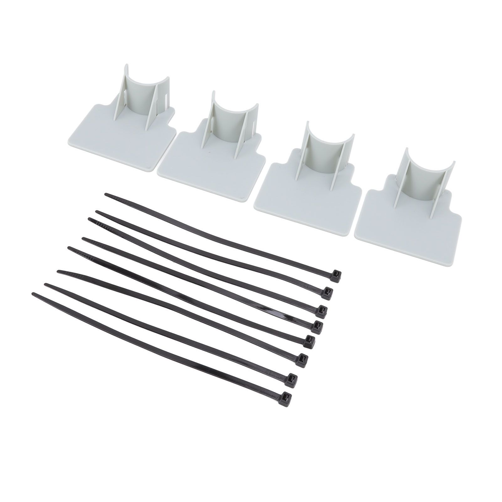 Swimming Pool Pipe Holders Adjustable Design Sturdy ABS Easy Installation Swimming Pool Hose Support Brackets Gray - Image 3