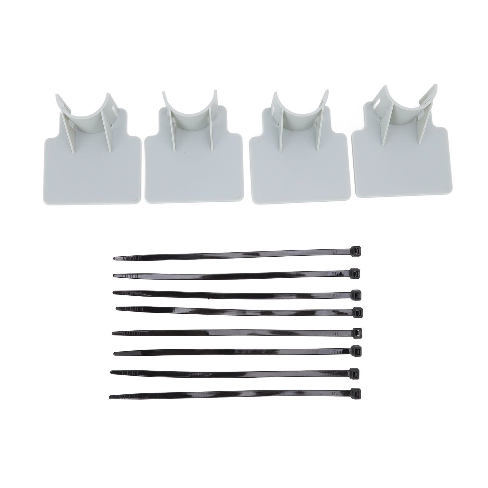 Swimming Pool Pipe Holders Adjustable Design Sturdy ABS Easy Installation Swimming Pool Hose Support Brackets Gray - Image 5