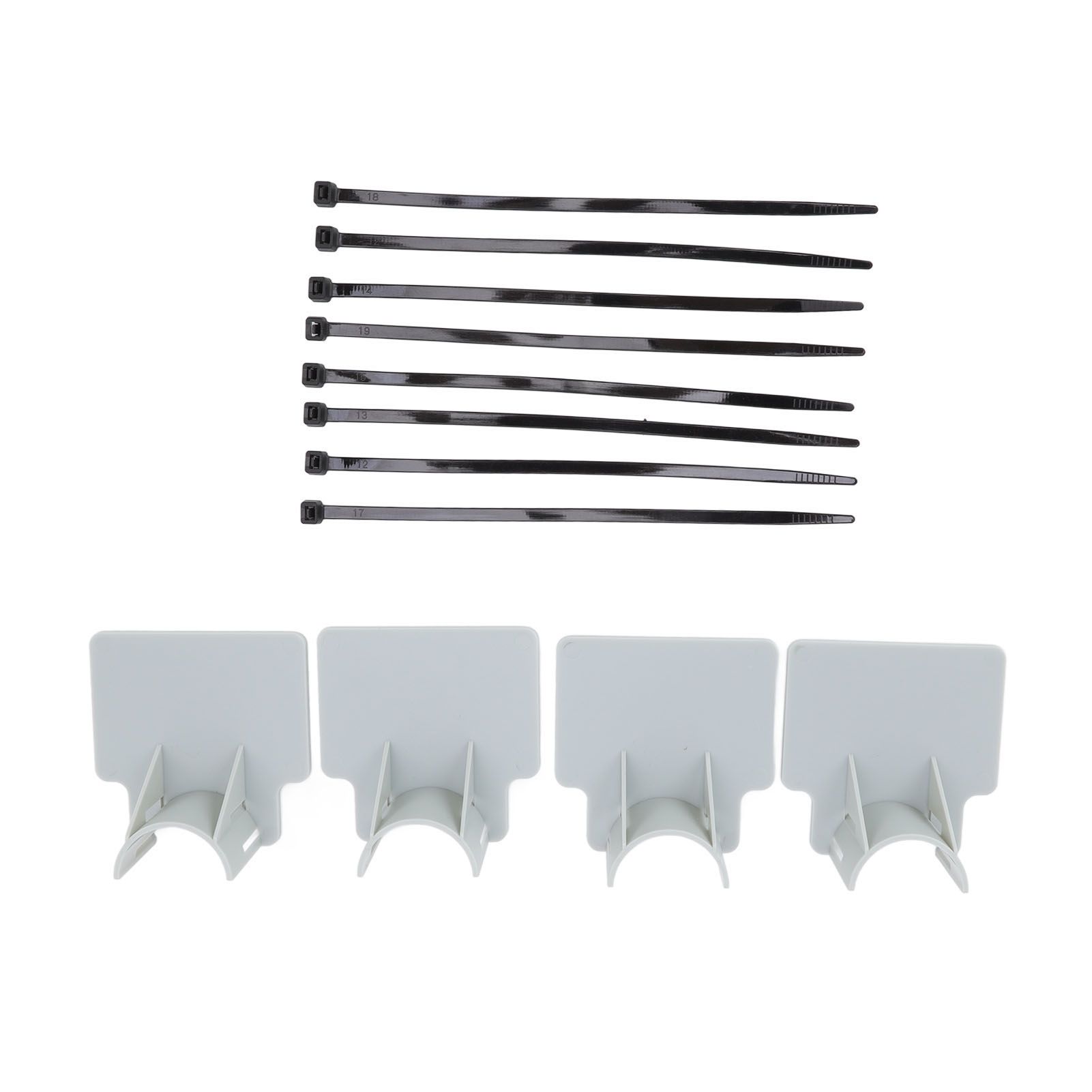Swimming Pool Pipe Holders Adjustable Design Sturdy ABS Easy Installation Swimming Pool Hose Support Brackets Gray - Image 7