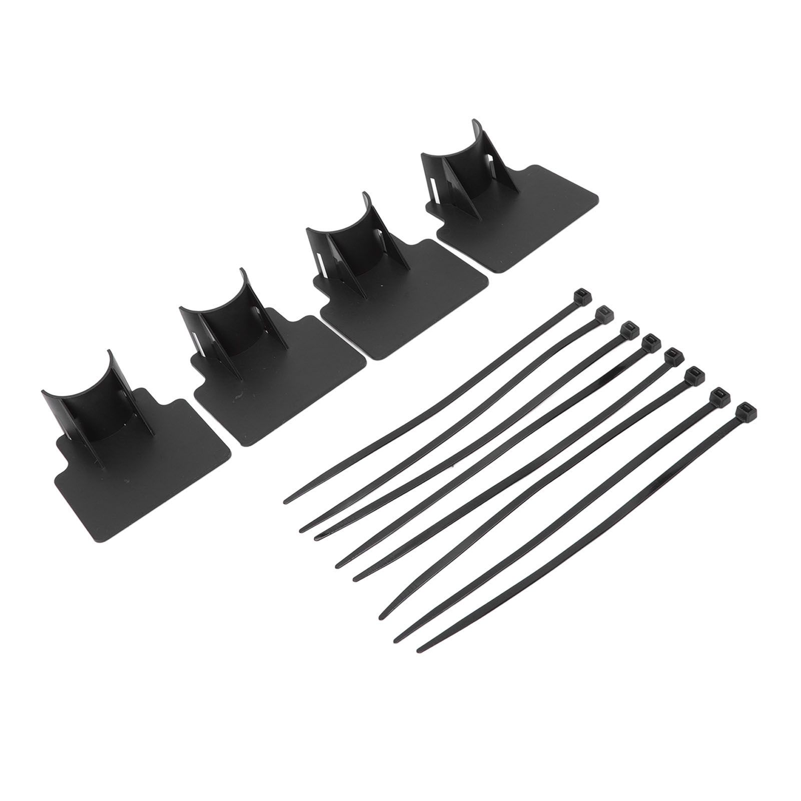 Swimming Pool Pipe Holders Adjustable Design Sturdy ABS Easy Installation Swimming Pool Hose Support Brackets Black - Image 3