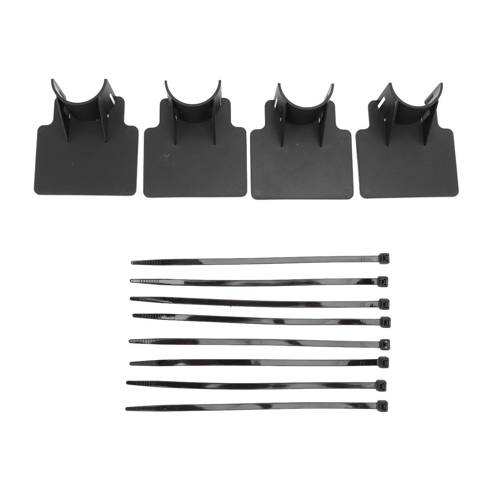 Swimming Pool Pipe Holders Adjustable Design Sturdy ABS Easy Installation Swimming Pool Hose Support Brackets Black - Image 4