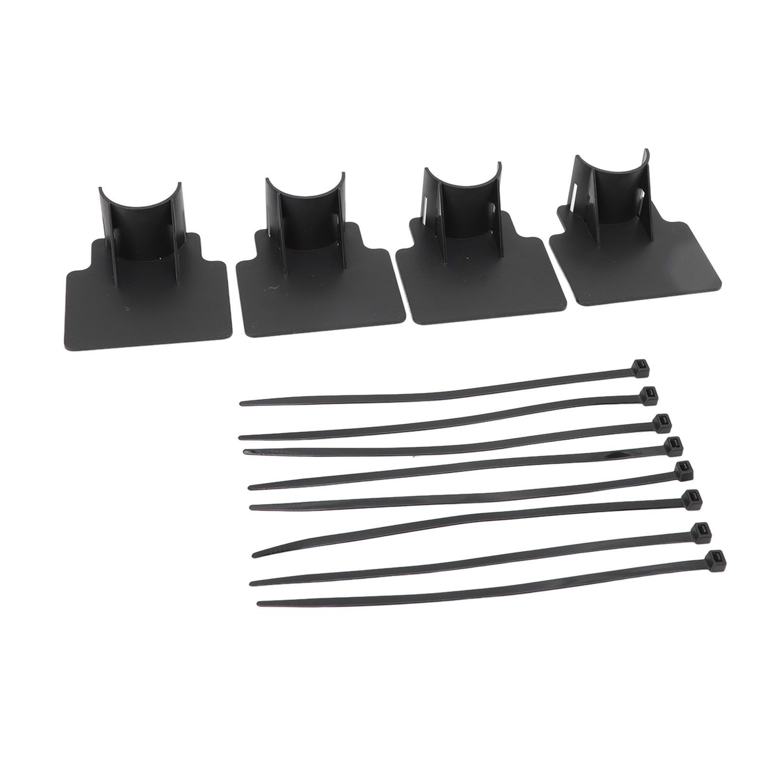 Swimming Pool Pipe Holders Adjustable Design Sturdy ABS Easy Installation Swimming Pool Hose Support Brackets Black - Image 5