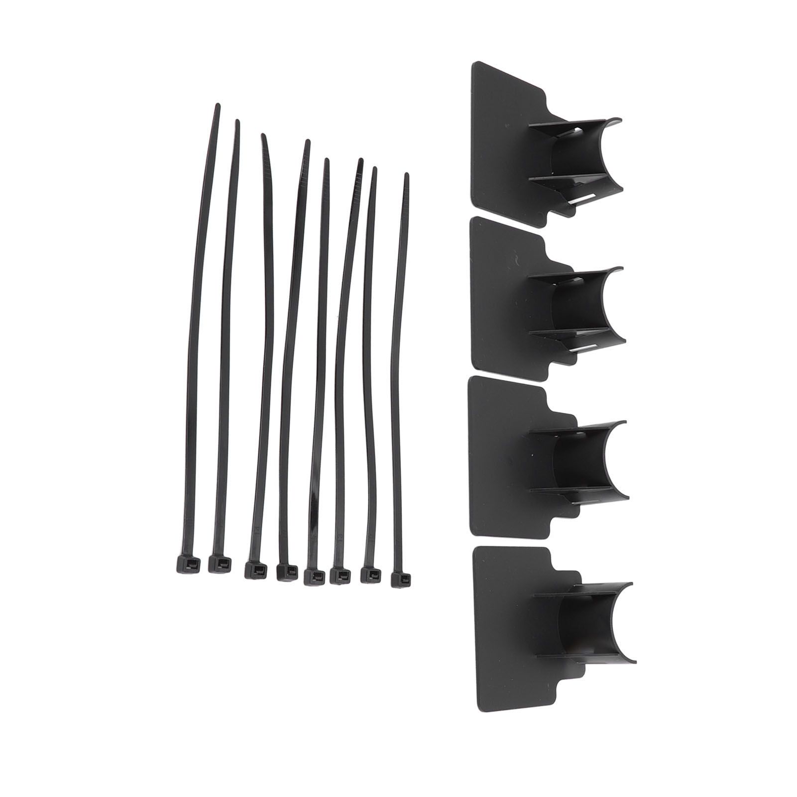 Swimming Pool Pipe Holders Adjustable Design Sturdy ABS Easy Installation Swimming Pool Hose Support Brackets Black - Image 7