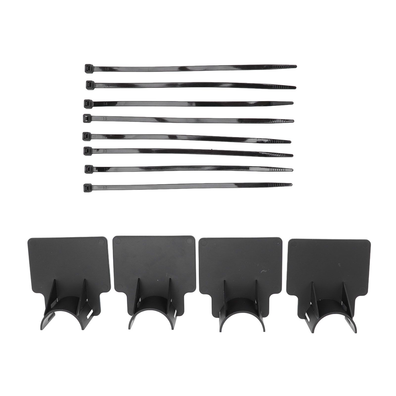 Swimming Pool Pipe Holders Adjustable Design Sturdy ABS Easy Installation Swimming Pool Hose Support Brackets Black - Image 8