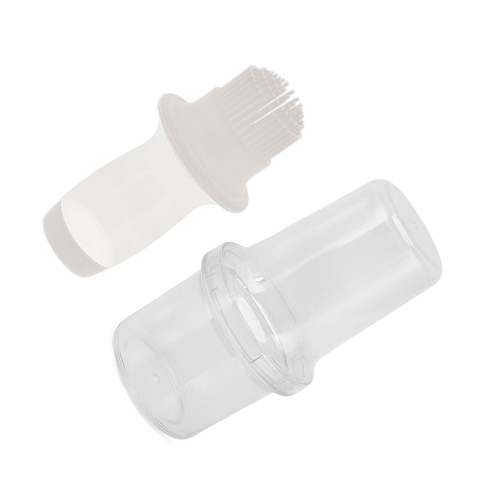 Oil Dispenser Bottle 60ml Food Grade Silicone Squeeze Type Brush Evenly Heat Insulation Cooking Oil Dispenser Gray White - Image 7