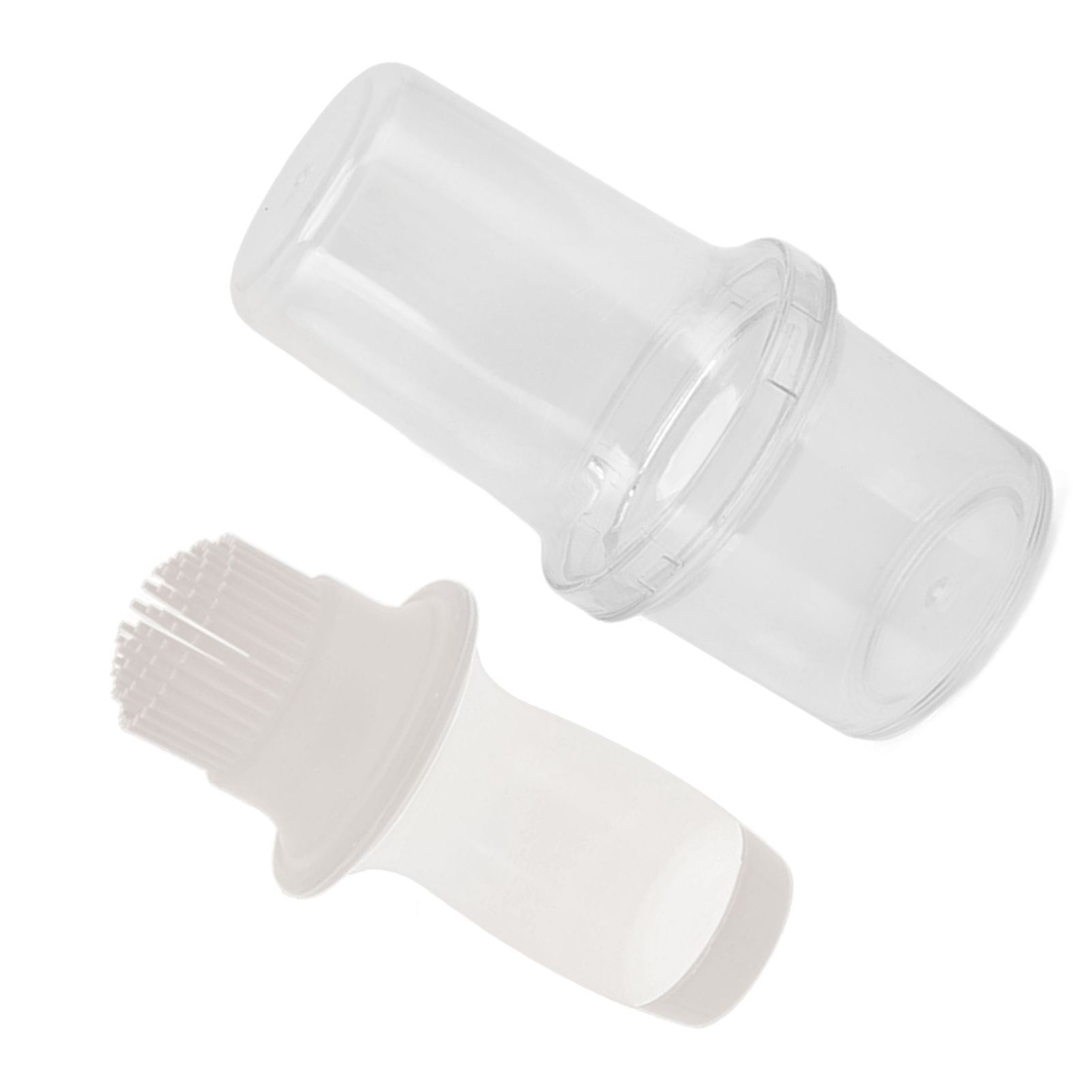 Oil Dispenser Bottle 60ml Food Grade Silicone Squeeze Type Brush Evenly Heat Insulation Cooking Oil Dispenser Gray White - Image 8