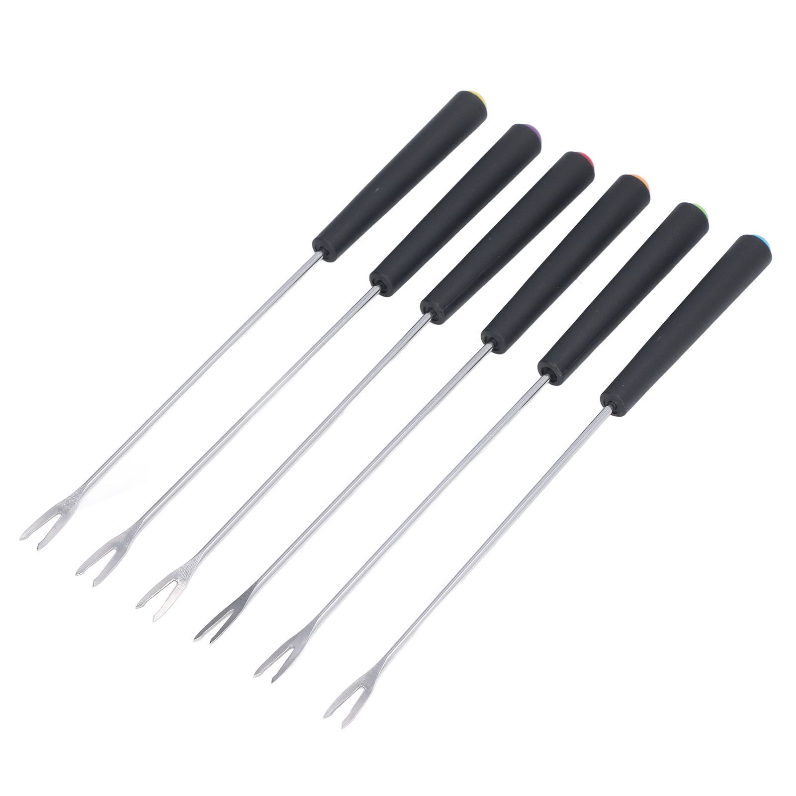 6 Pcs Fondue Forks Stainless Steel Corrosion Resistant Long Forks for Cake Chocolate Fruits Cheese Fondue - Image 2