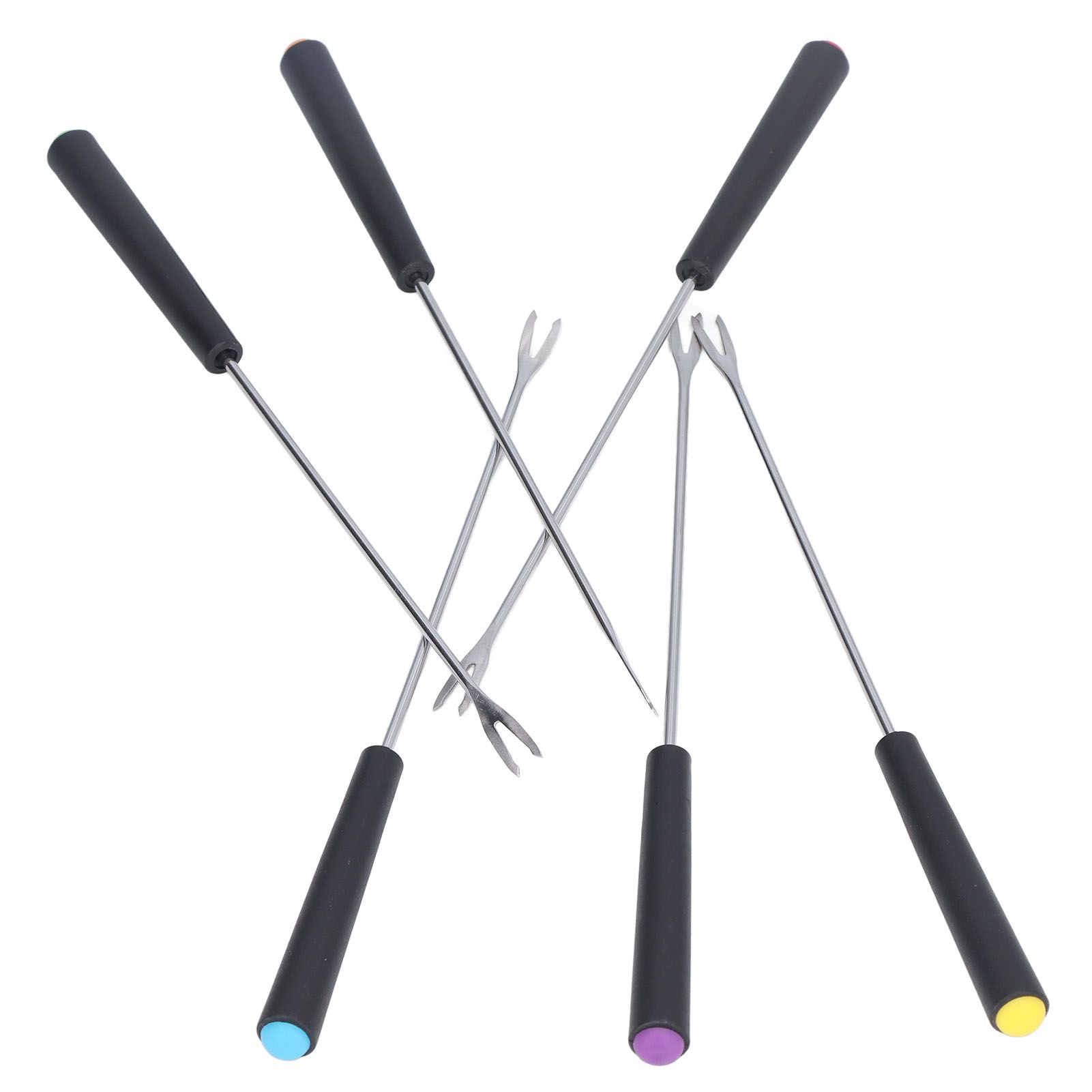 6 Pcs Fondue Forks Stainless Steel Corrosion Resistant Long Forks for Cake Chocolate Fruits Cheese Fondue - Image 5