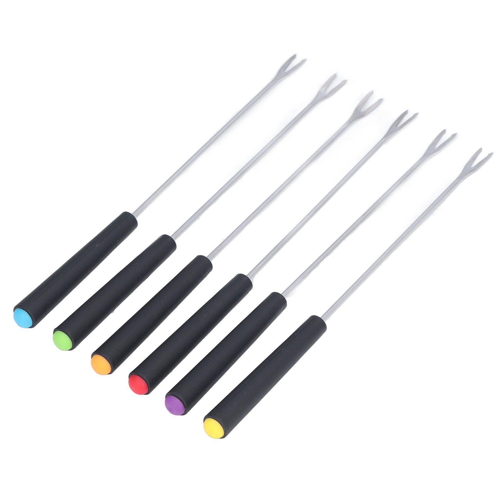 6 Pcs Fondue Forks Stainless Steel Corrosion Resistant Long Forks for Cake Chocolate Fruits Cheese Fondue - Image 8