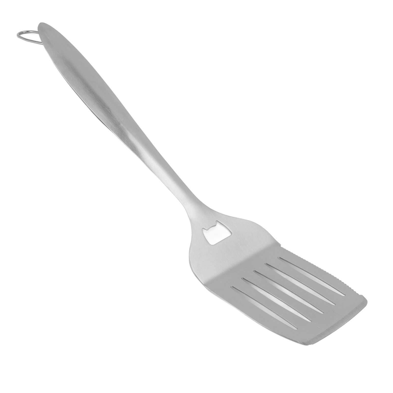 45cm Stainless Steel Spatula Outdoors BBQ Spatula Nonstick Stainless Steel Cooking Spatulas with Long Handle for Cuisine - Image 4