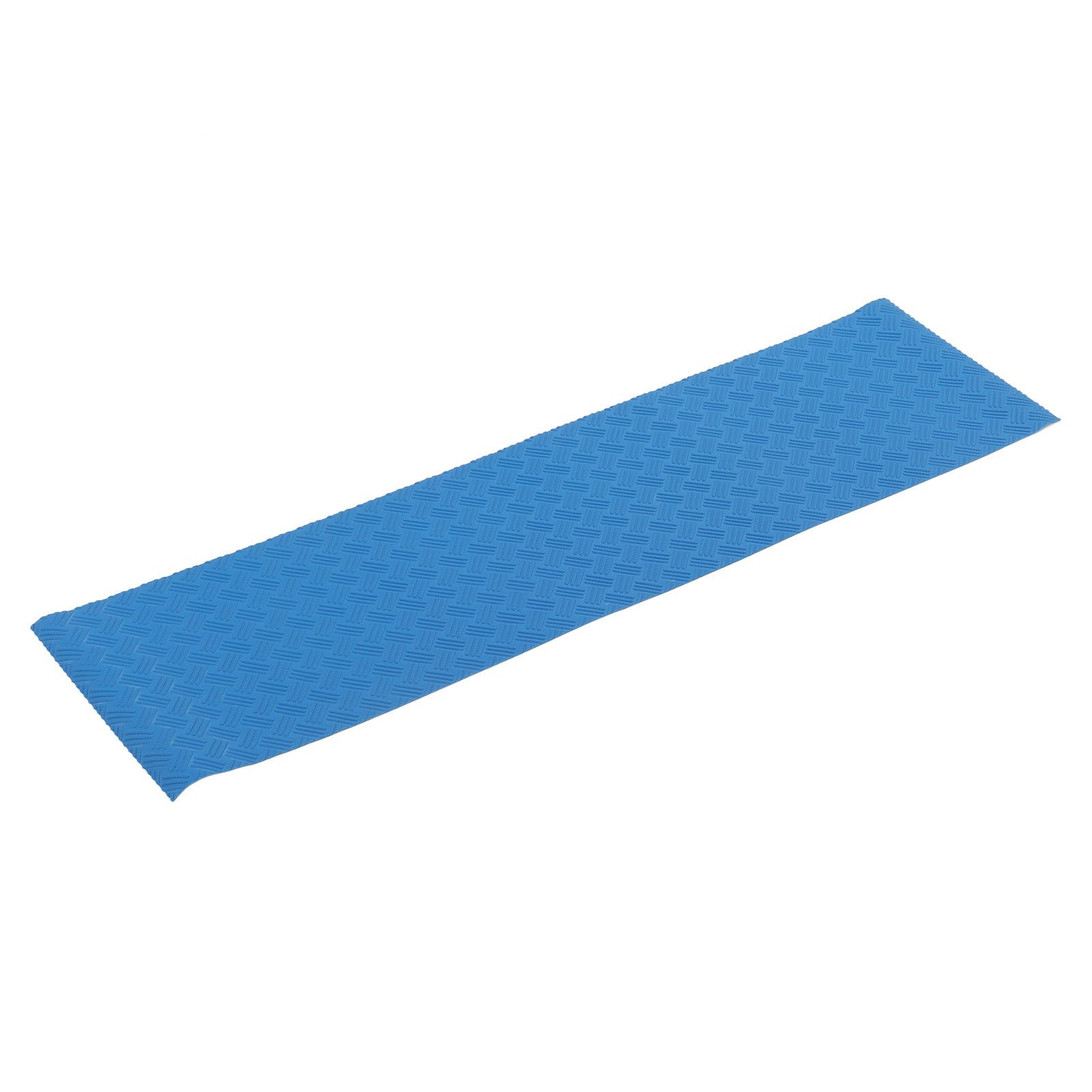 Swimming Pool Protective Ladder Mat Non Slip Replacement Ladder Rubber Pad Blue for Pools Wavy Pattern - Image 4