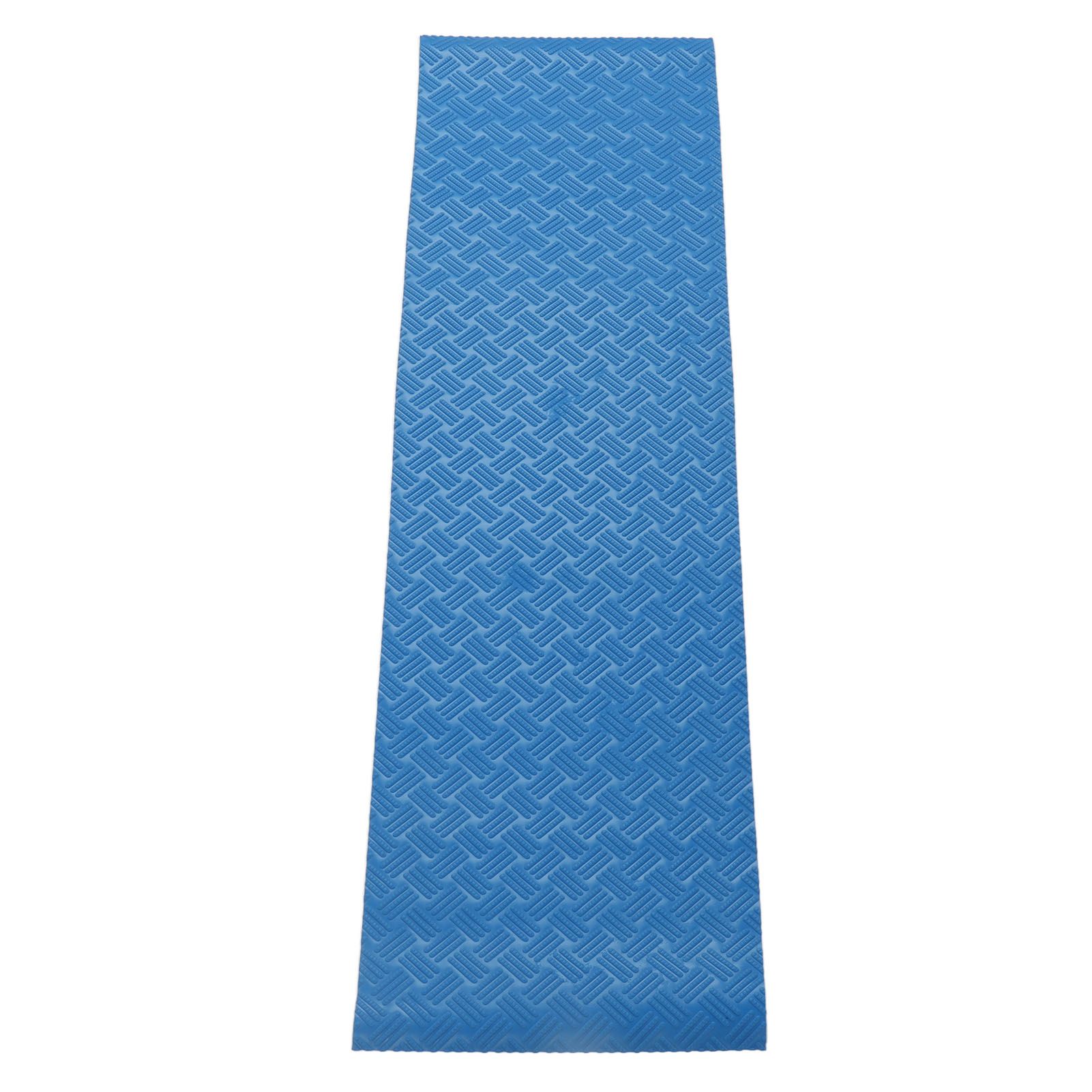 Swimming Pool Protective Ladder Mat Non Slip Replacement Ladder Rubber Pad Blue for Pools Wavy Pattern - Image 6