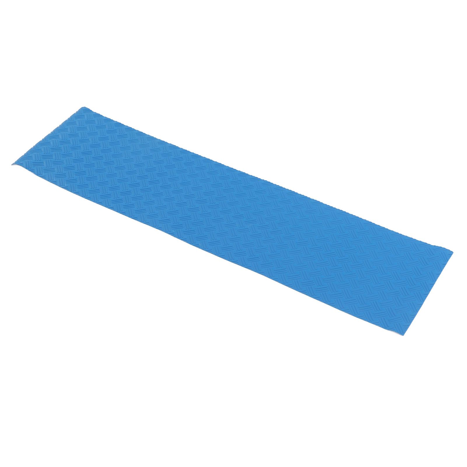 Swimming Pool Protective Ladder Mat Non Slip Replacement Ladder Rubber Pad Blue for Pools Wavy Pattern - Image 8
