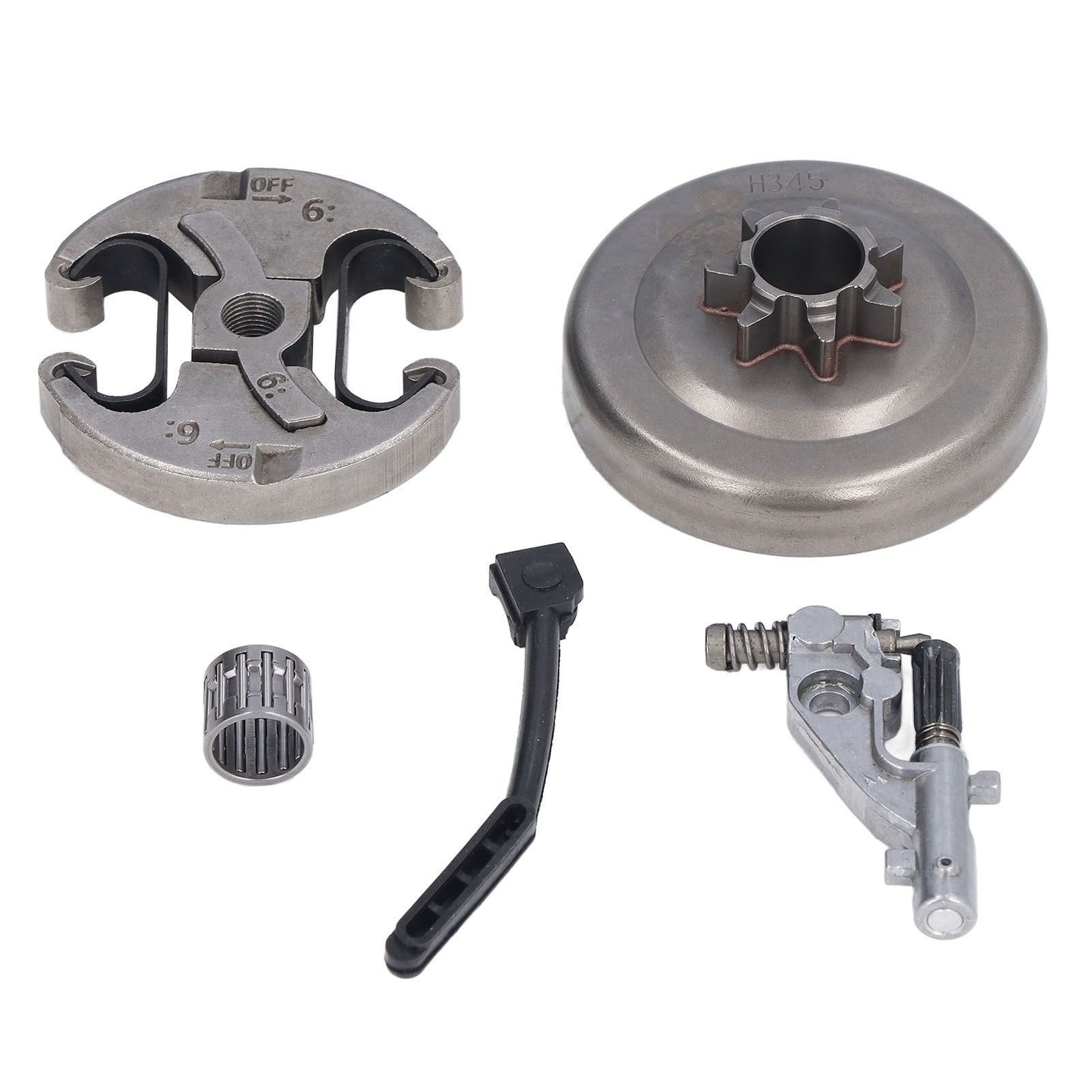 7 Teeth Clutch Drum Oil Pump Kit 17x30mm Gear Iron High Accuracy for Husqvarna 455 460 Chainsaw - Image 1