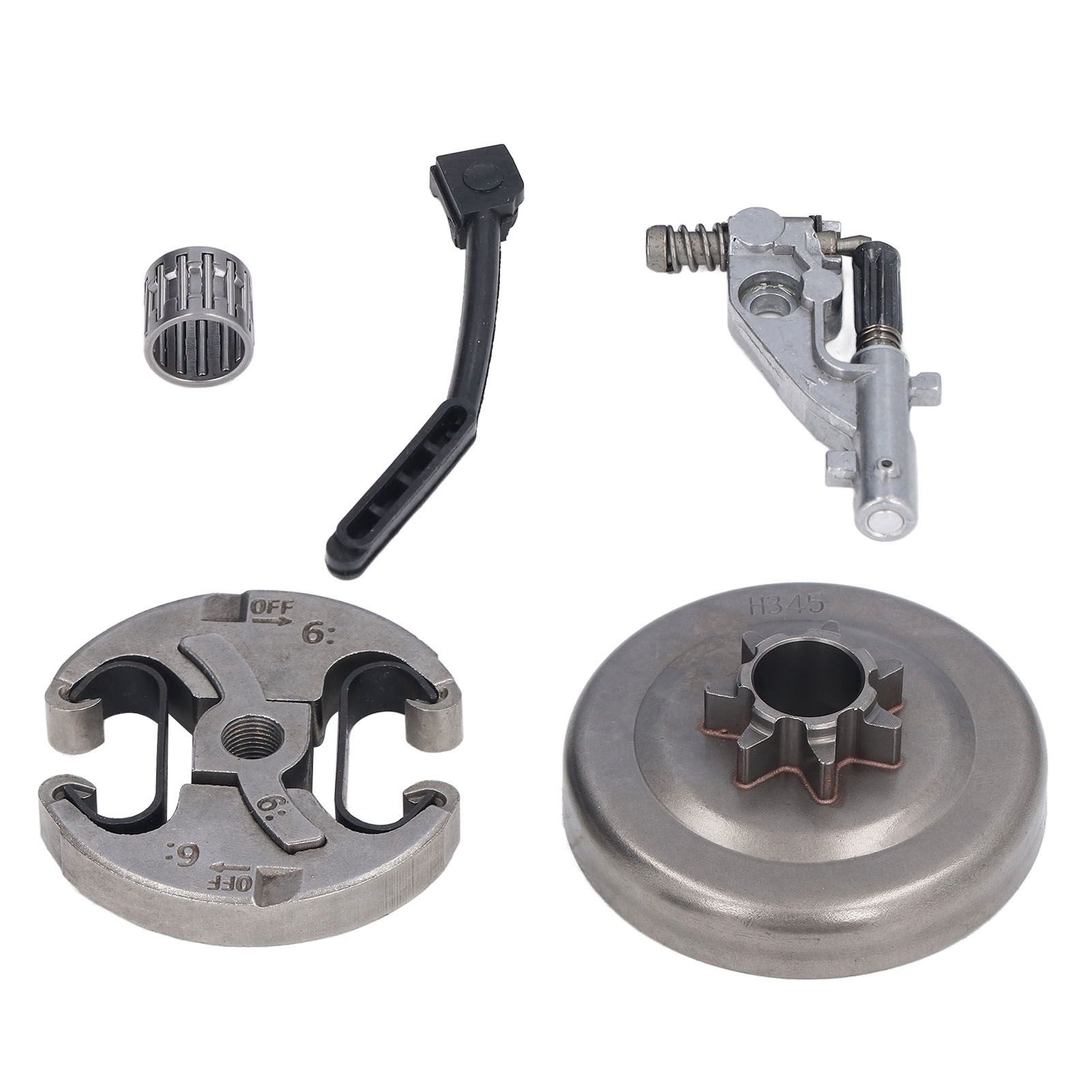 7 Teeth Clutch Drum Oil Pump Kit 17x30mm Gear Iron High Accuracy for Husqvarna 455 460 Chainsaw - Image 2