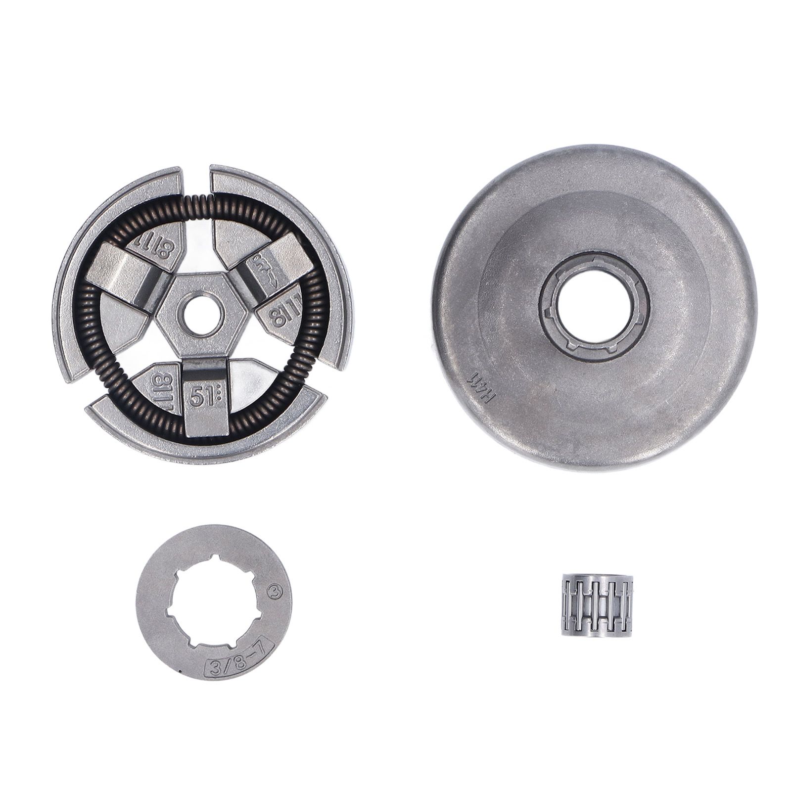 7 Teeth Clutch Drum Sprocket Bearing Kit Chainsaw Upgraded Accessories for HUSQVARNA 55 51 50 - Image 8