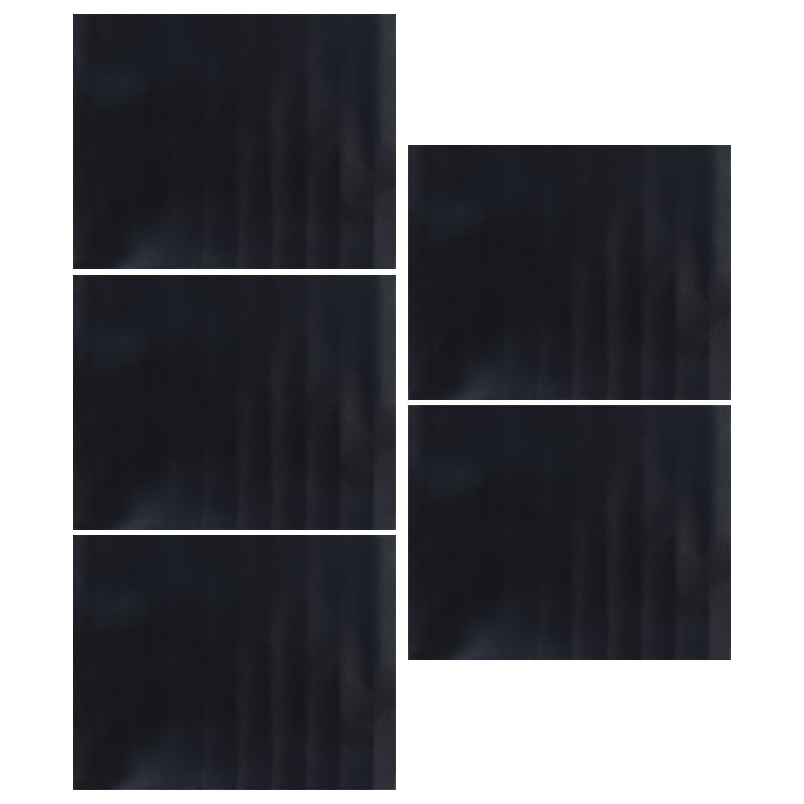 5Pcs Barbecue Grill Mat Rectangle PTFE Reusable Non Stick Fryer Mat for Frying Cooking Grilling - Image 1