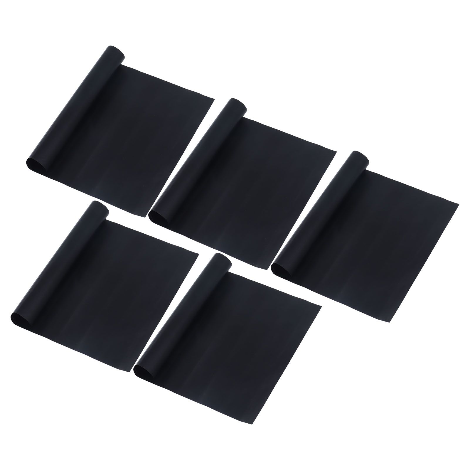 5Pcs Barbecue Grill Mat Rectangle PTFE Reusable Non Stick Fryer Mat for Frying Cooking Grilling - Image 3