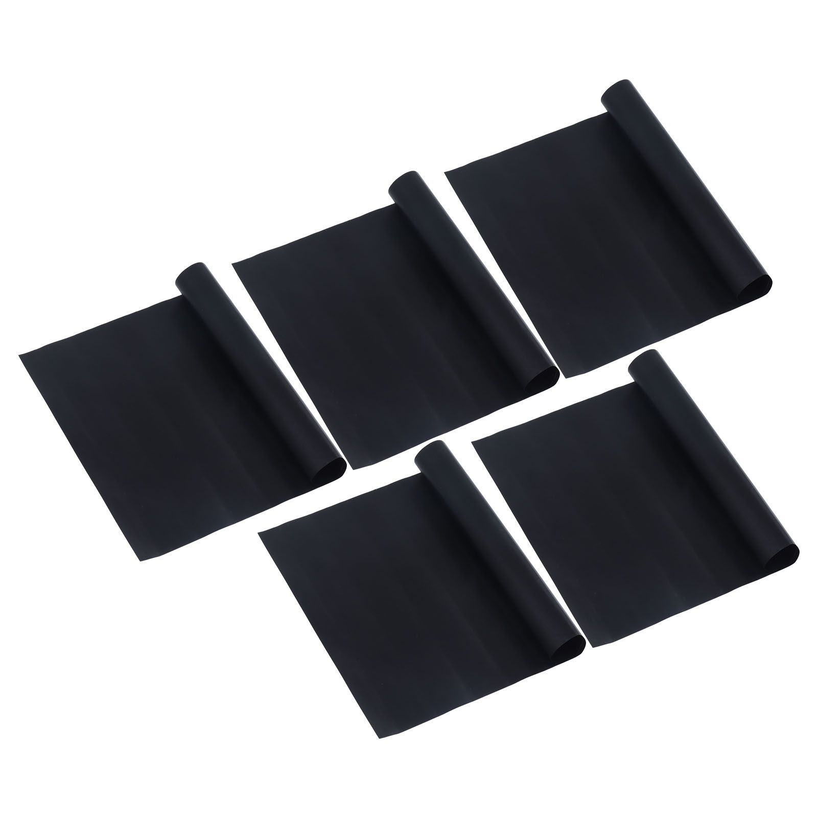 5Pcs Barbecue Grill Mat Rectangle PTFE Reusable Non Stick Fryer Mat for Frying Cooking Grilling - Image 4