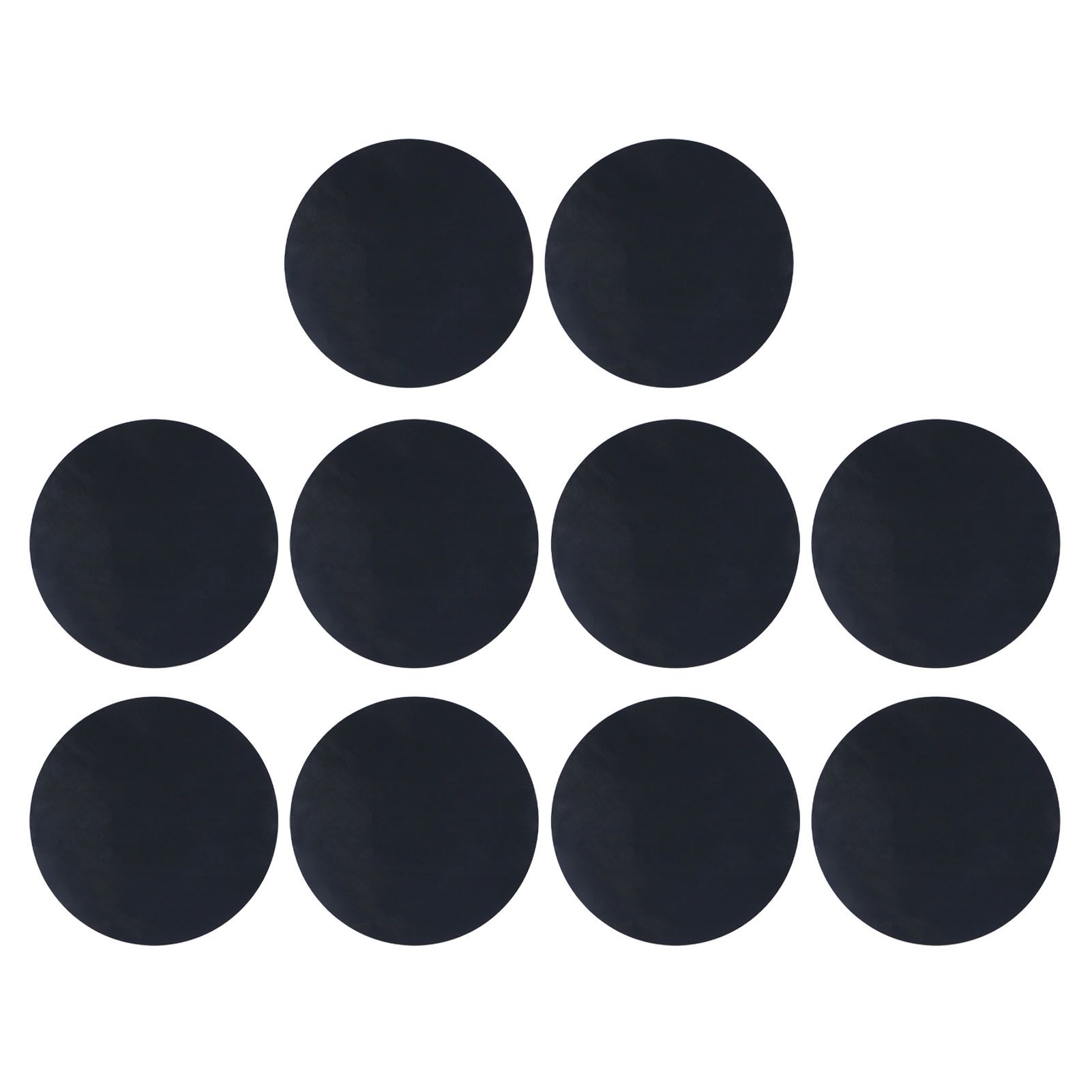 10Pcs Round Barbecue Grill Mat PTFE Reusable Non Stick High Temperature Resistant Fryer Mat for Frying Cooking Grilling - Image 1