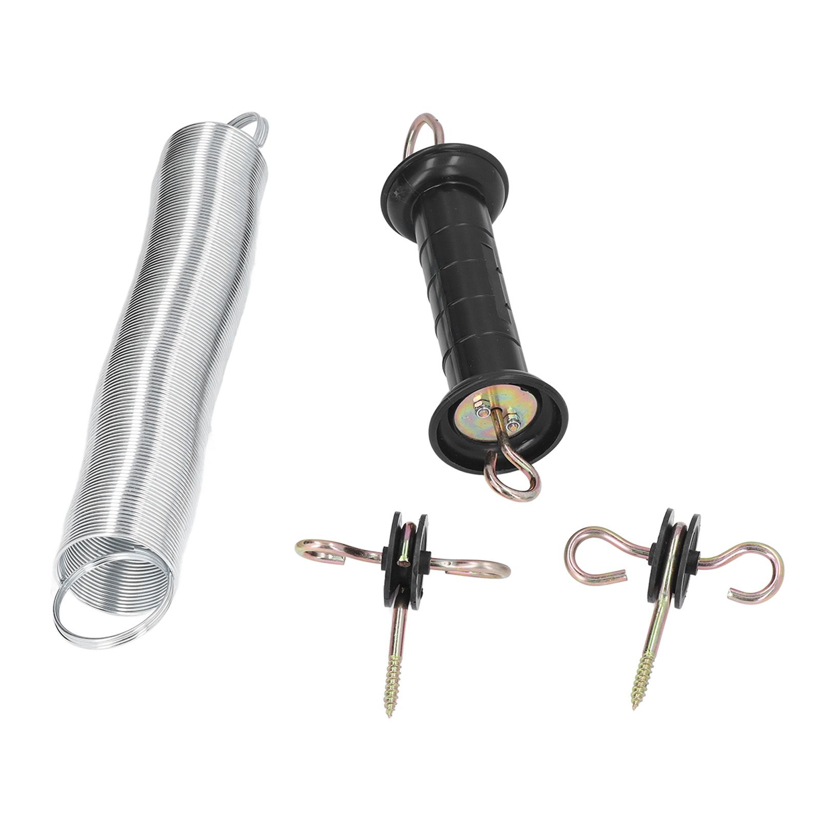 Electric Fence Gate Kit PP Iron 5 Meters Animal Spring Door Accessory with Handle Insulated Nail for Livestock - Image 4