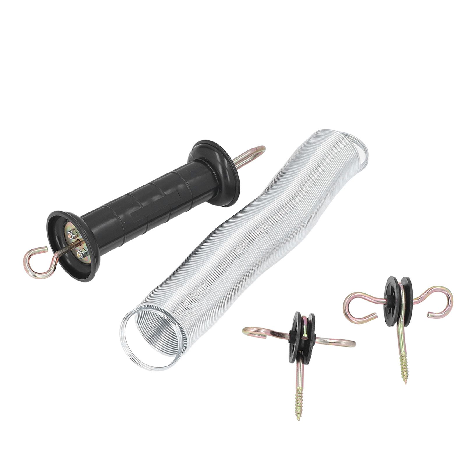 Electric Fence Gate Kit PP Iron 5 Meters Animal Spring Door Accessory with Handle Insulated Nail for Livestock - Image 5