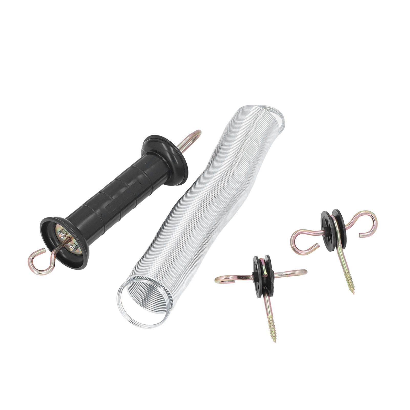 Electric Fence Gate Kit PP Iron 5 Meters Animal Spring Door Accessory with Handle Insulated Nail for Livestock - Image 8