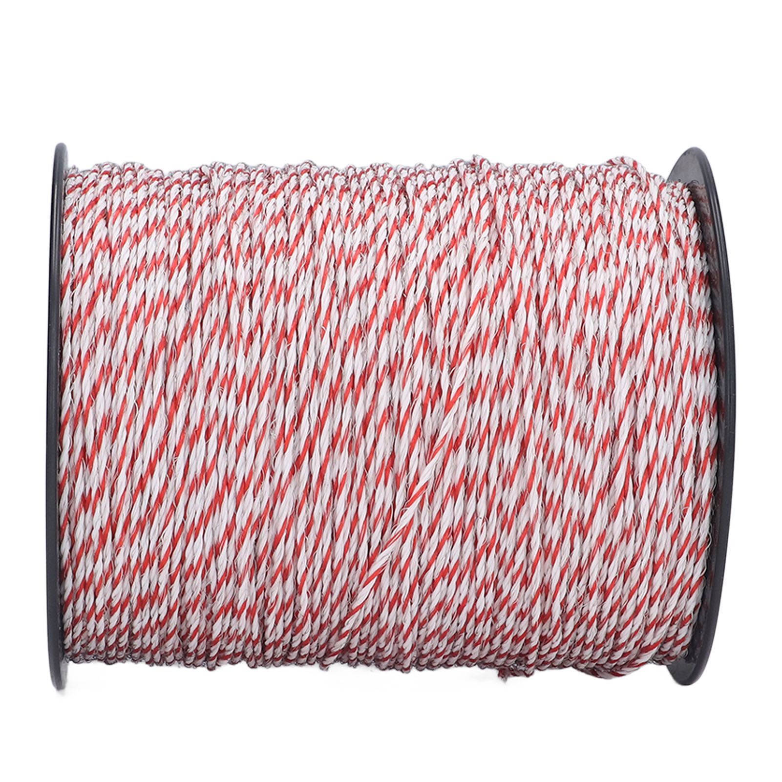 500m Electric Fence Power Rope Wire Electric Fence Accessories for Farm Ranch Horses Cattle Sheep Dogs - Image 4