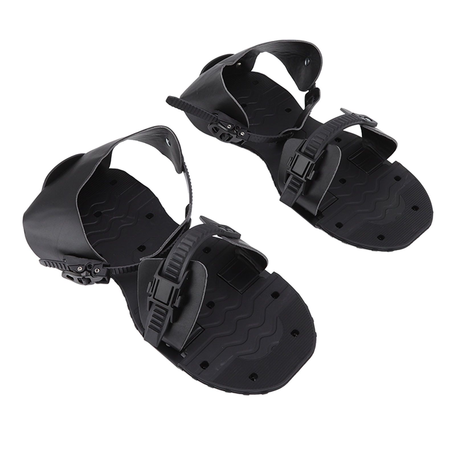 1 Pair Spike Sandals PU Lawn Aerator Shoes Grass Aerator Tool for Yard Garden Plants Health Black - Image 7