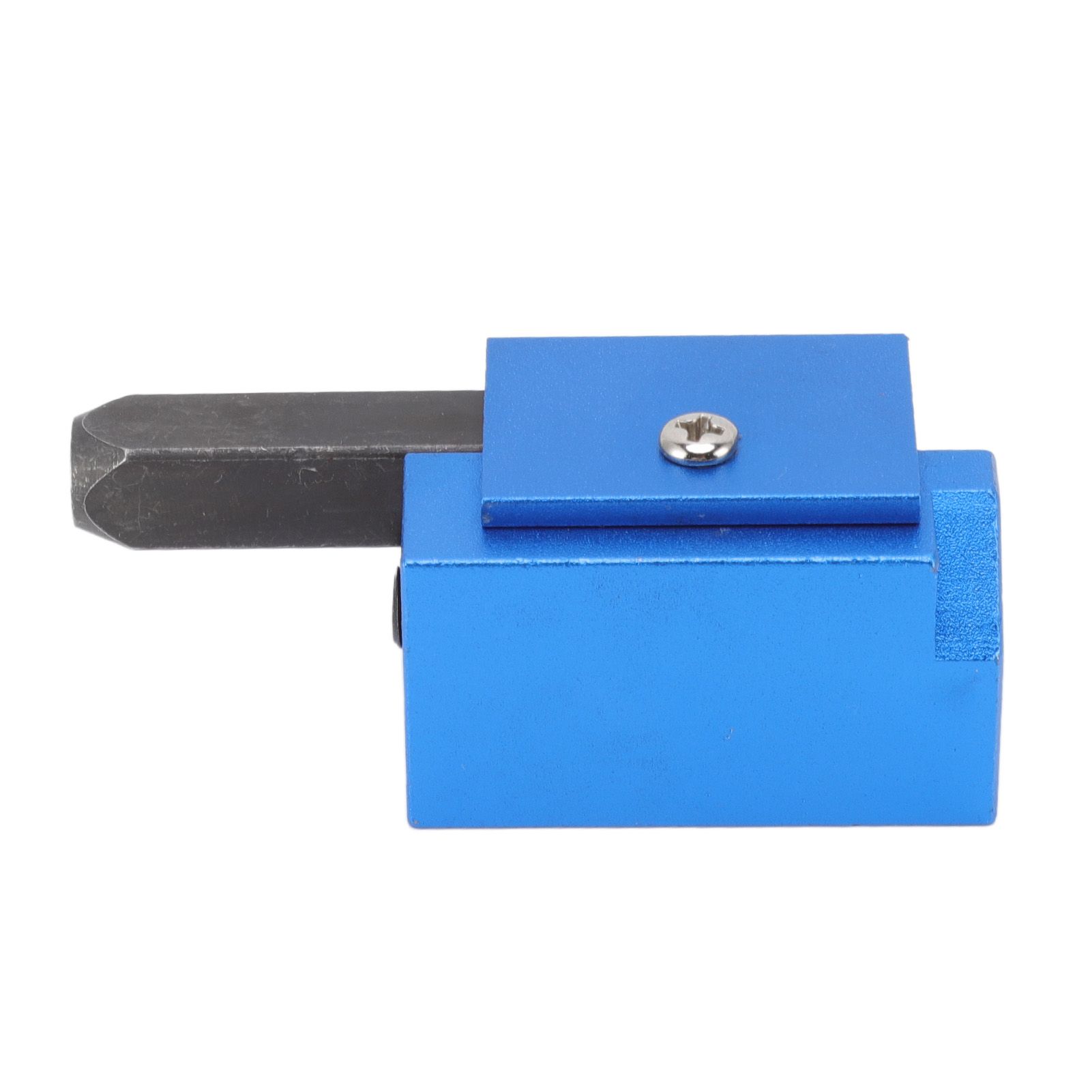 Woodworking Right Angle Corner Chisel Square Recessed Hinge Door Lock Recess Corner Wood Chiseling Tool Blue - Image 2