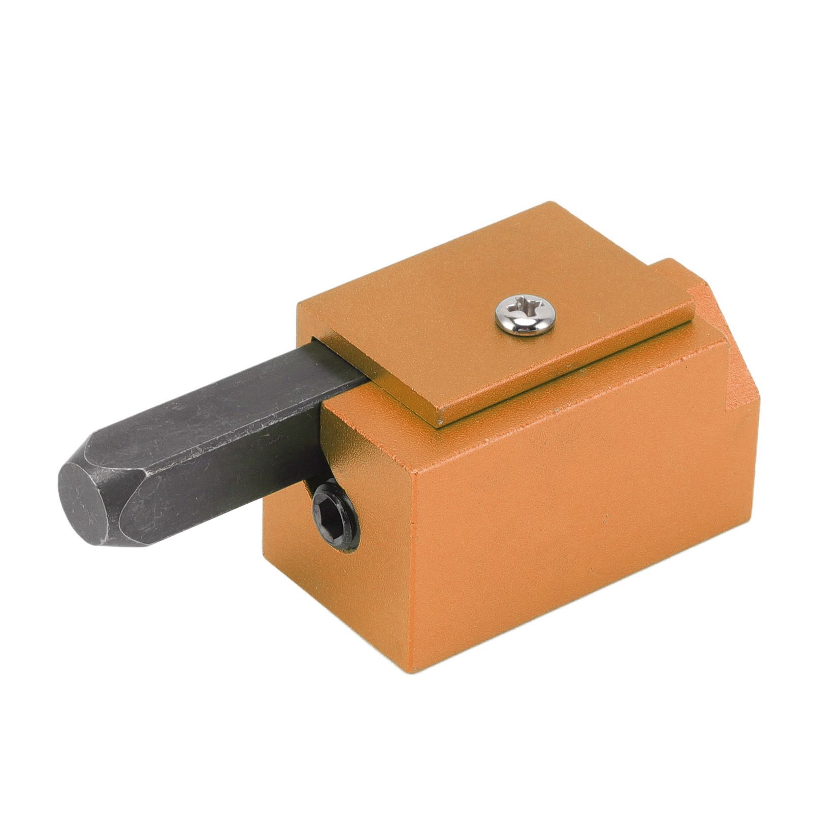 Woodworking Right Angle Corner Chisel Square Recessed Hinge Door Lock Recess Corner Wood Chiseling Tool Gold - Image 1