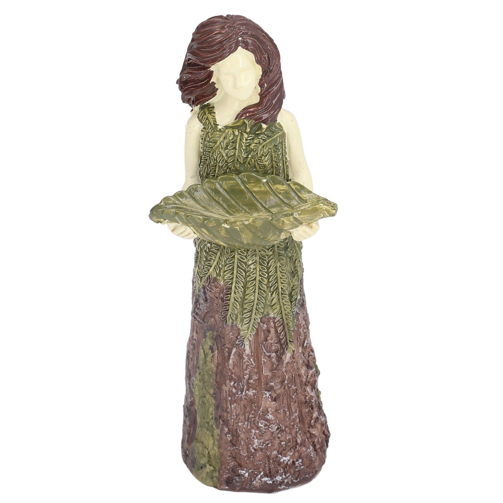Fairy Statue Bird Feeder Resin Attractive Beautiful Goddess Statuary Bird Feeder for Outdoor Gardens - Image 3