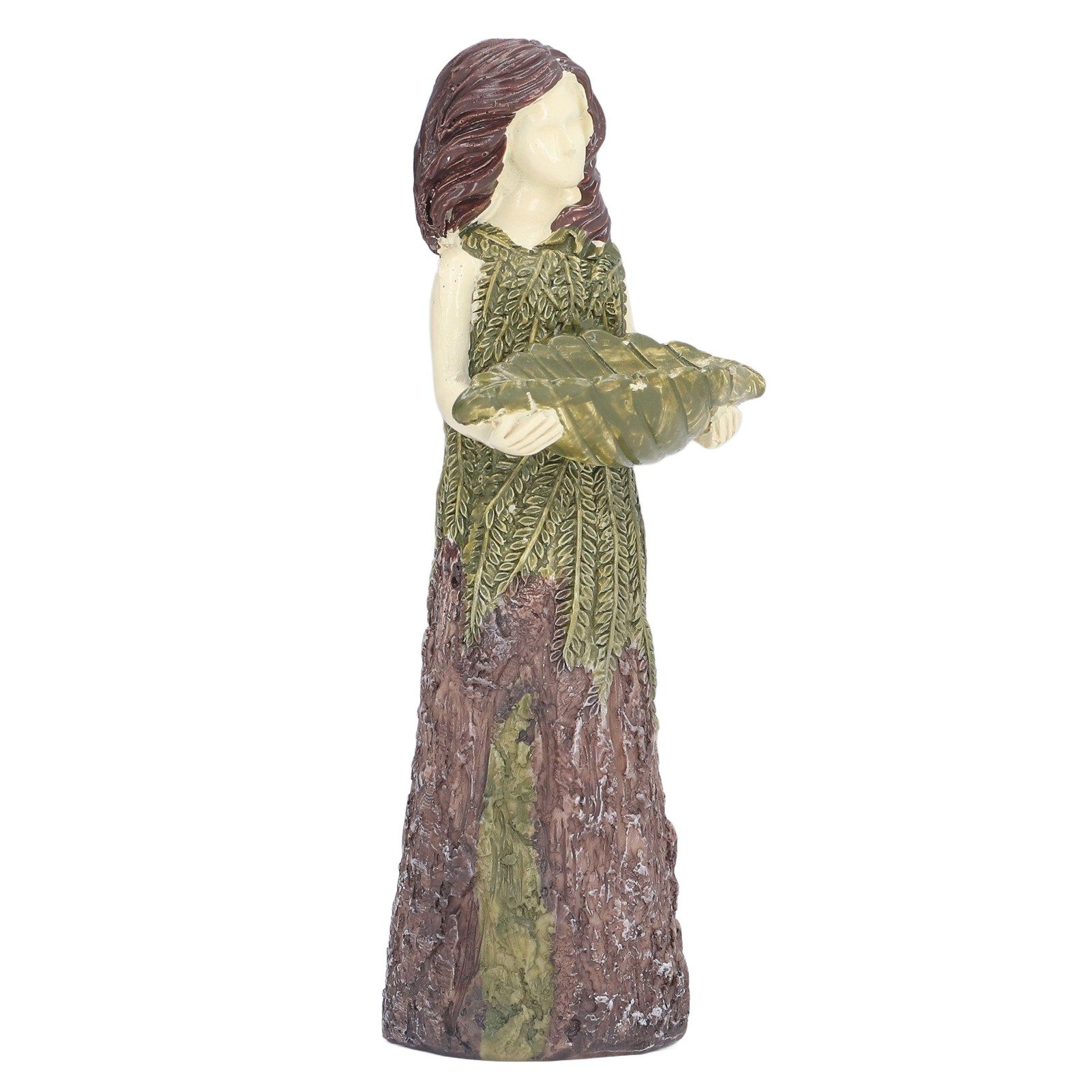 Fairy Statue Bird Feeder Resin Attractive Beautiful Goddess Statuary Bird Feeder for Outdoor Gardens - Image 4